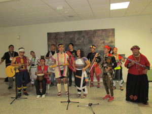 Performance by students of the College of Indigenous Studies