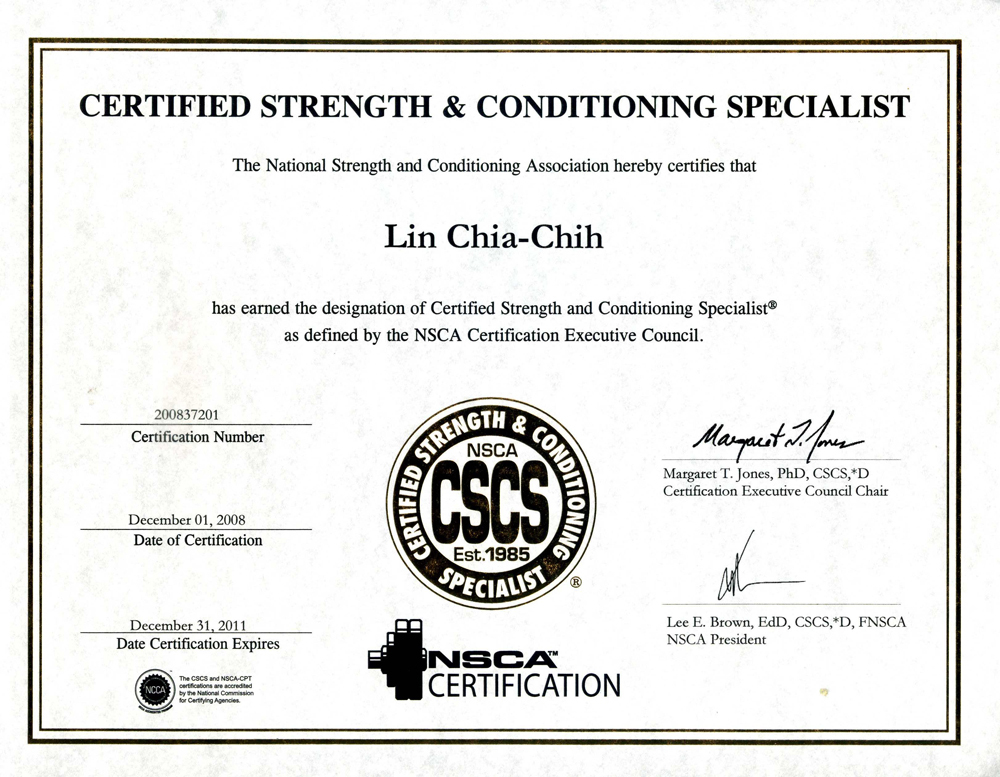 NSCA-CSCS