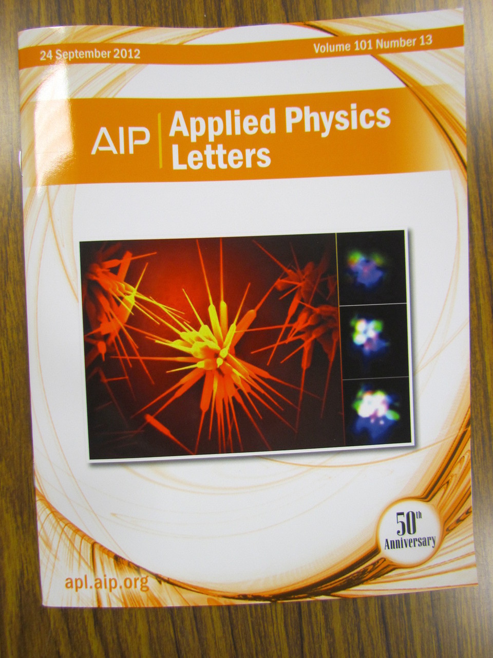 Applied Physics Letters期刊封面選用材料系蘇彥勳助理教授研究團隊之論文