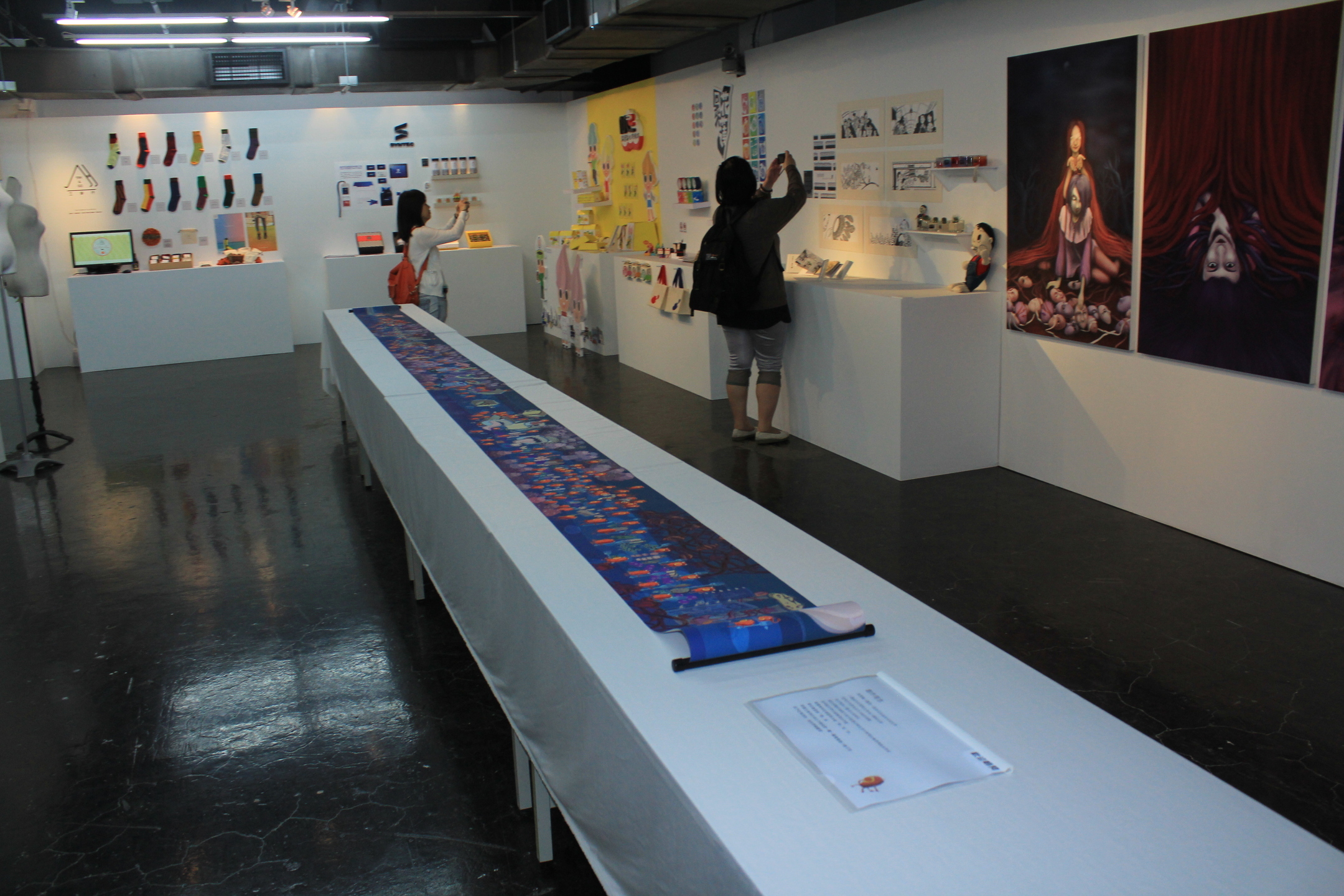 「安妮與安東尼」展場一角