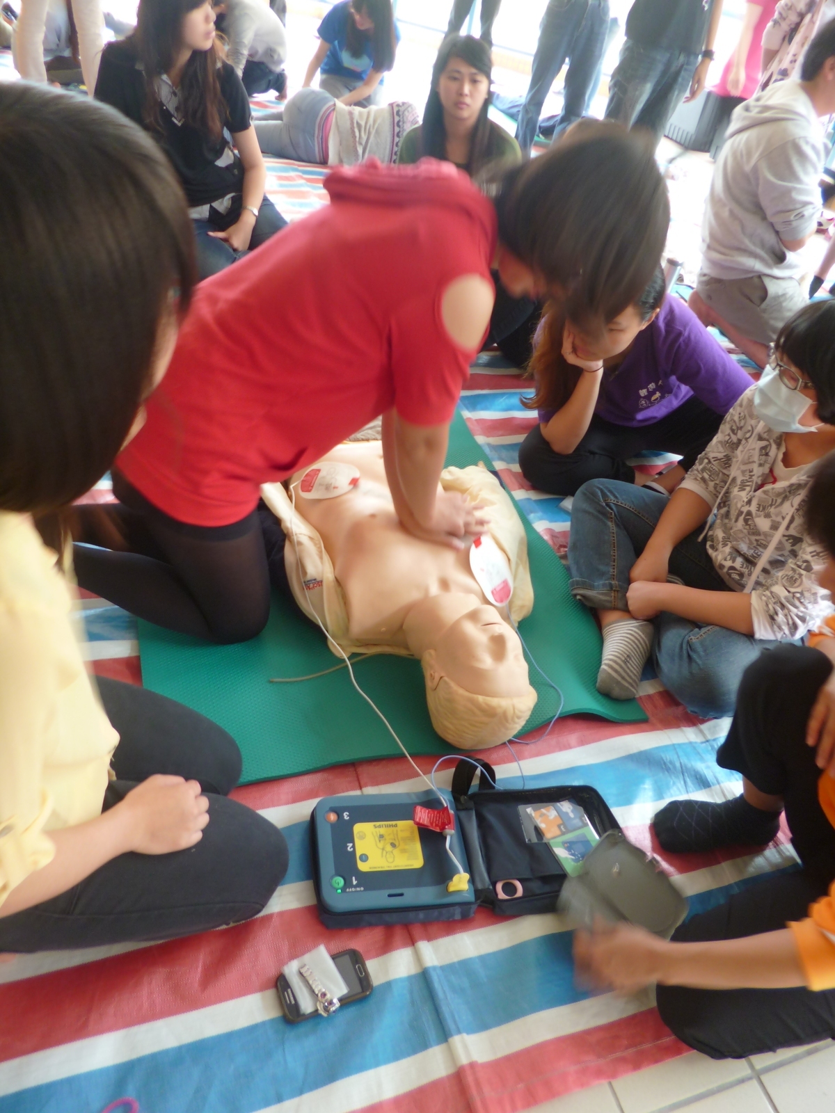 分組練習（CPR AED）