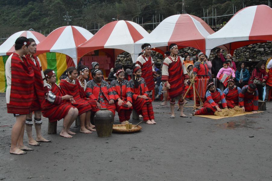 東華大學原民院舞團參與南投縣眉溪部落年祭暨播種祭