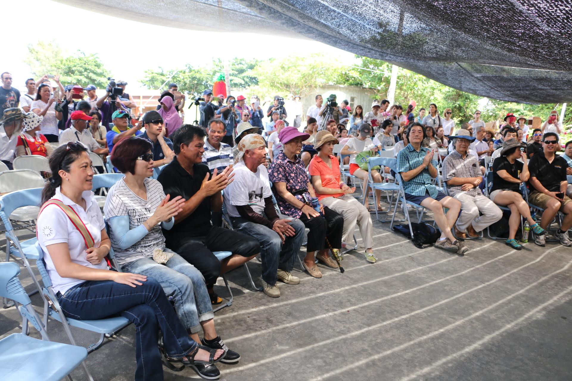 在地居民與各界人士踴躍參與表達支持