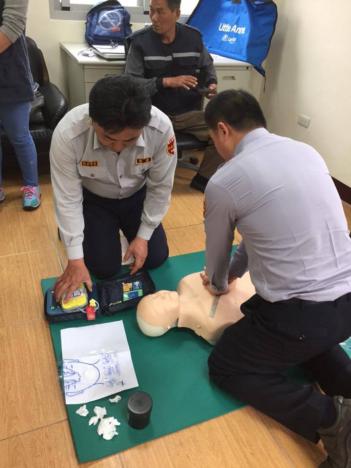 警衛室CPR AED訓練