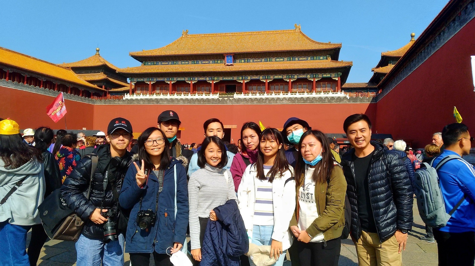 東華大學同學參訪北京故宮博物院
