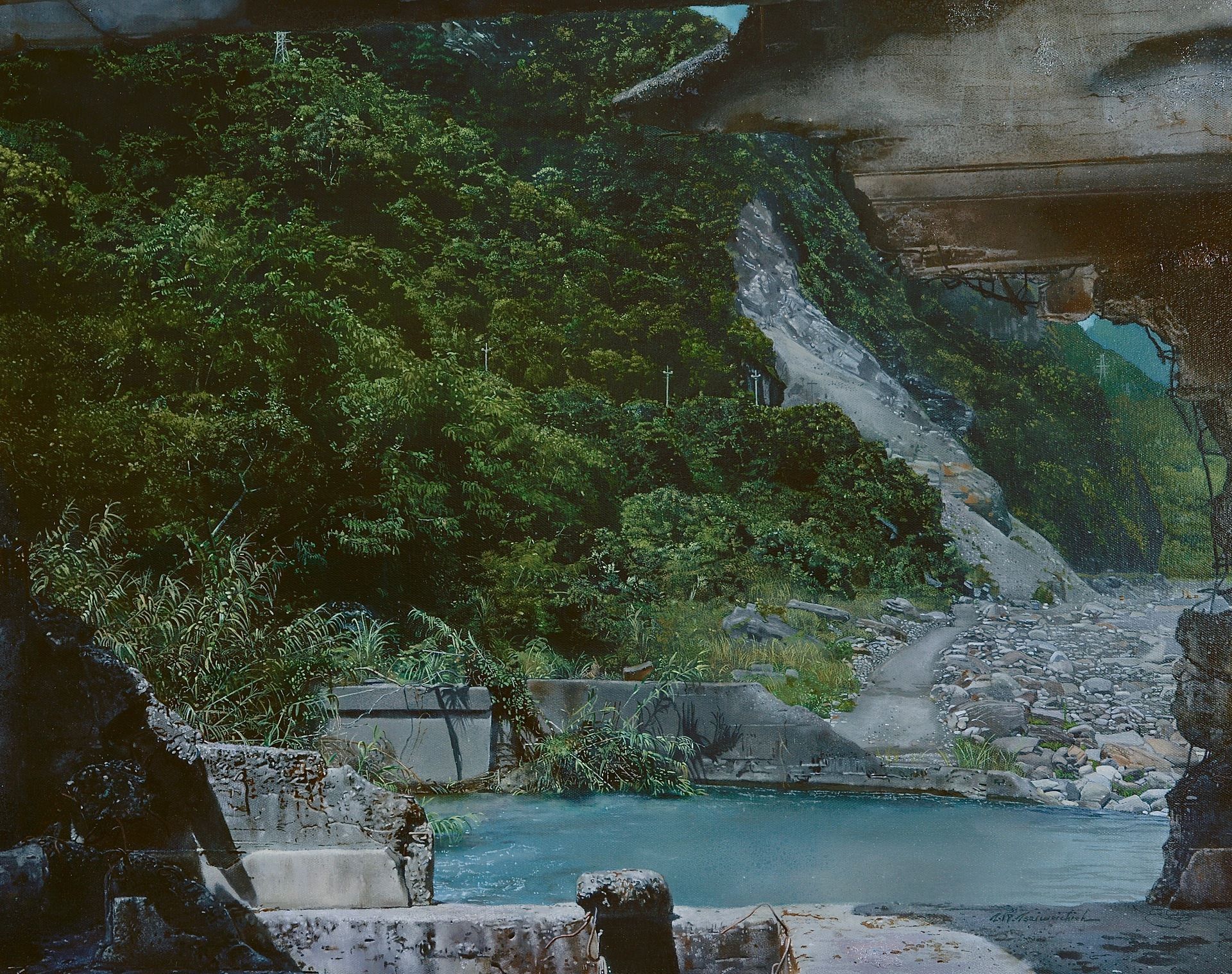 蔡維傑作品-觀景窗系列 蓄水池