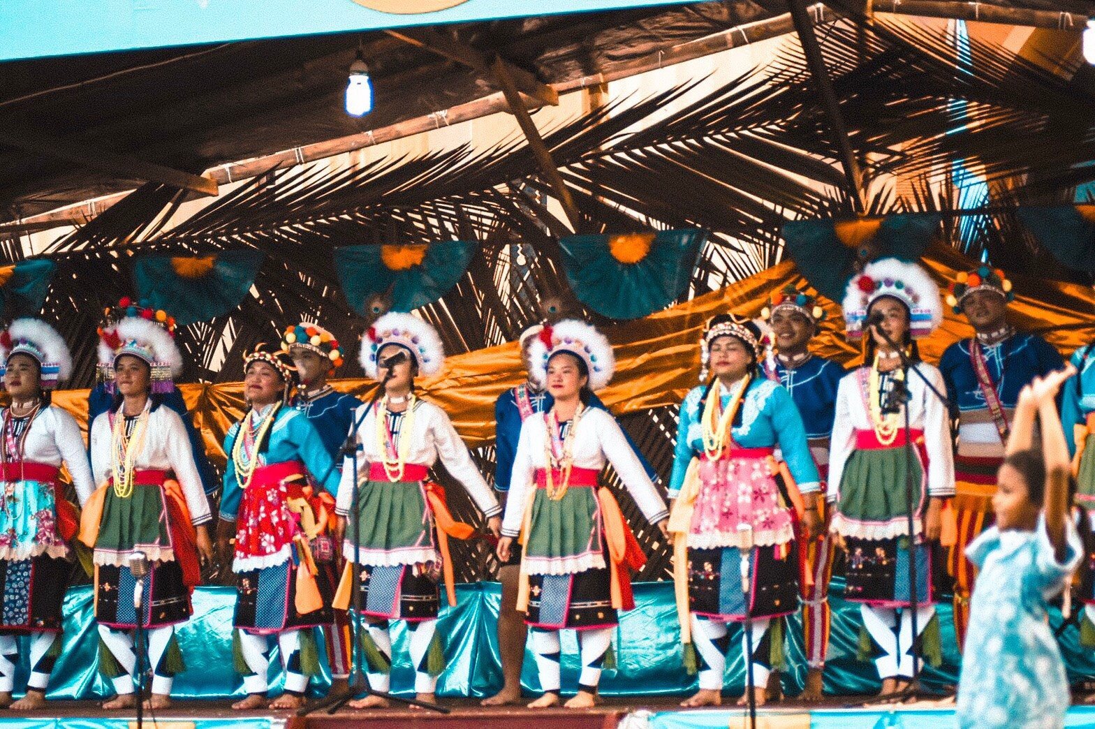 東華原住民民族學院舞團於帛琉共和國國慶大典演出