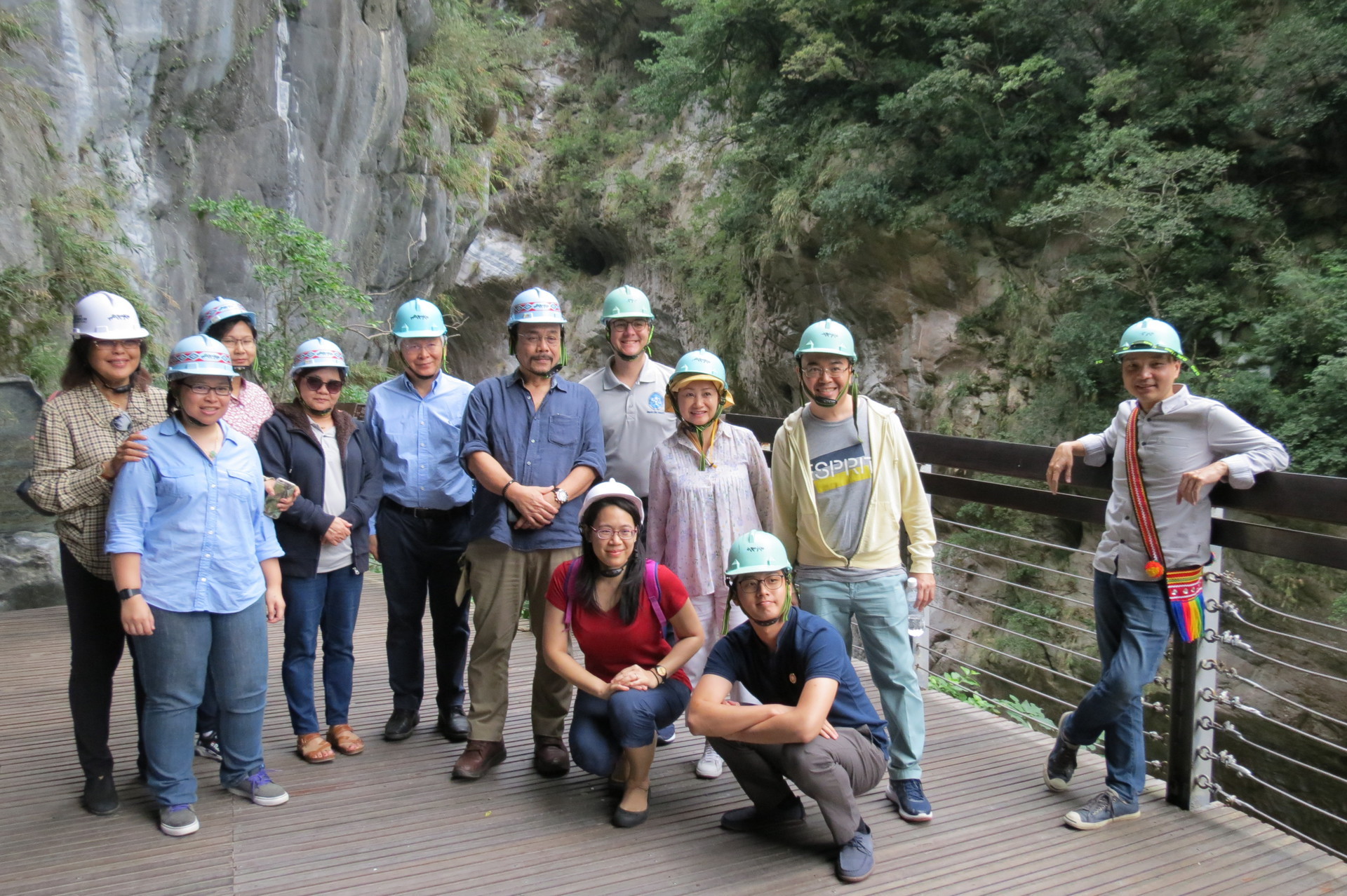 Delegation visited Taroko National Park for better understanding of the indigenous rights and sovereignty issues of Truku Peoples