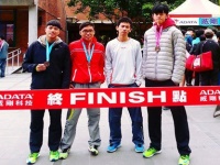 恭賀！東華大學男子田徑隊參加『2014年太魯閣馬拉松』大獲佳績