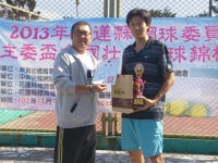 賀！本校體育中心教練許文豪，榮獲全國網球壯年組35+級單打賽事冠軍