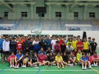 臺北市立大學與本校羽球校隊進行羽球友誼賽
